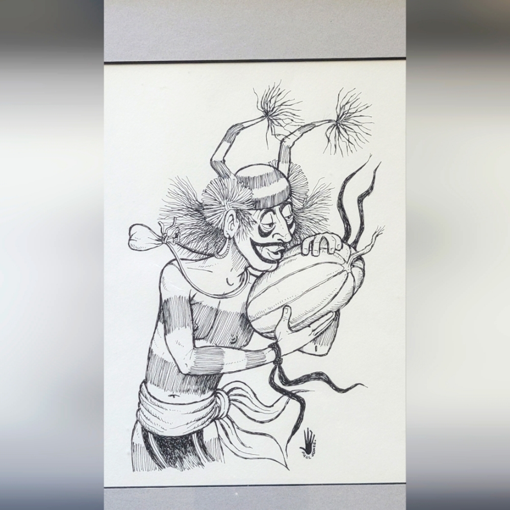 Hopi Clown Drawing Paul Jones